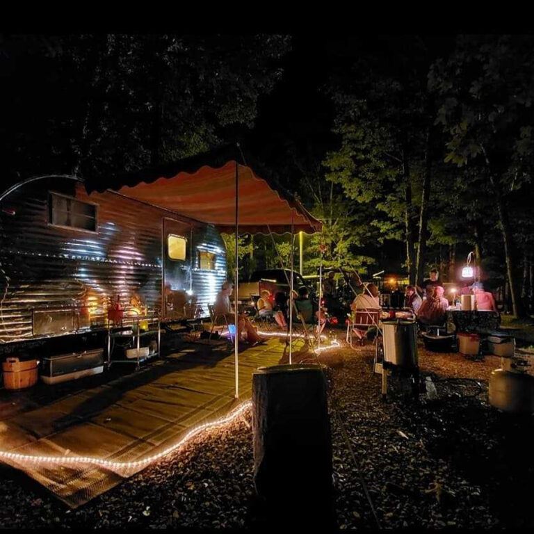 RV Campsite at Endless Caverns