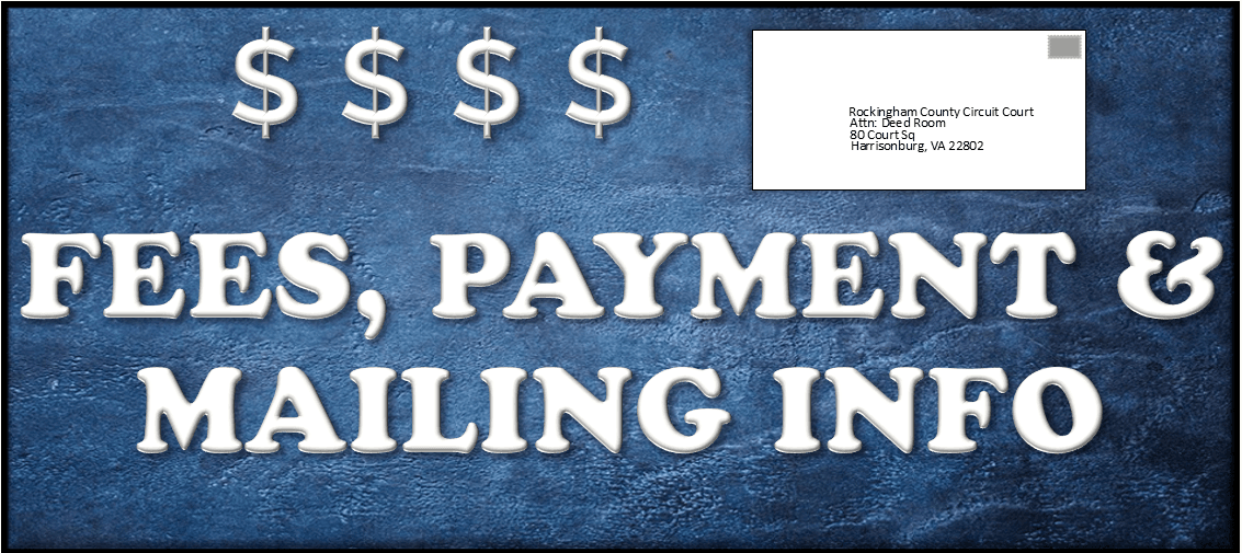 Fees, Payment & Mailing Info