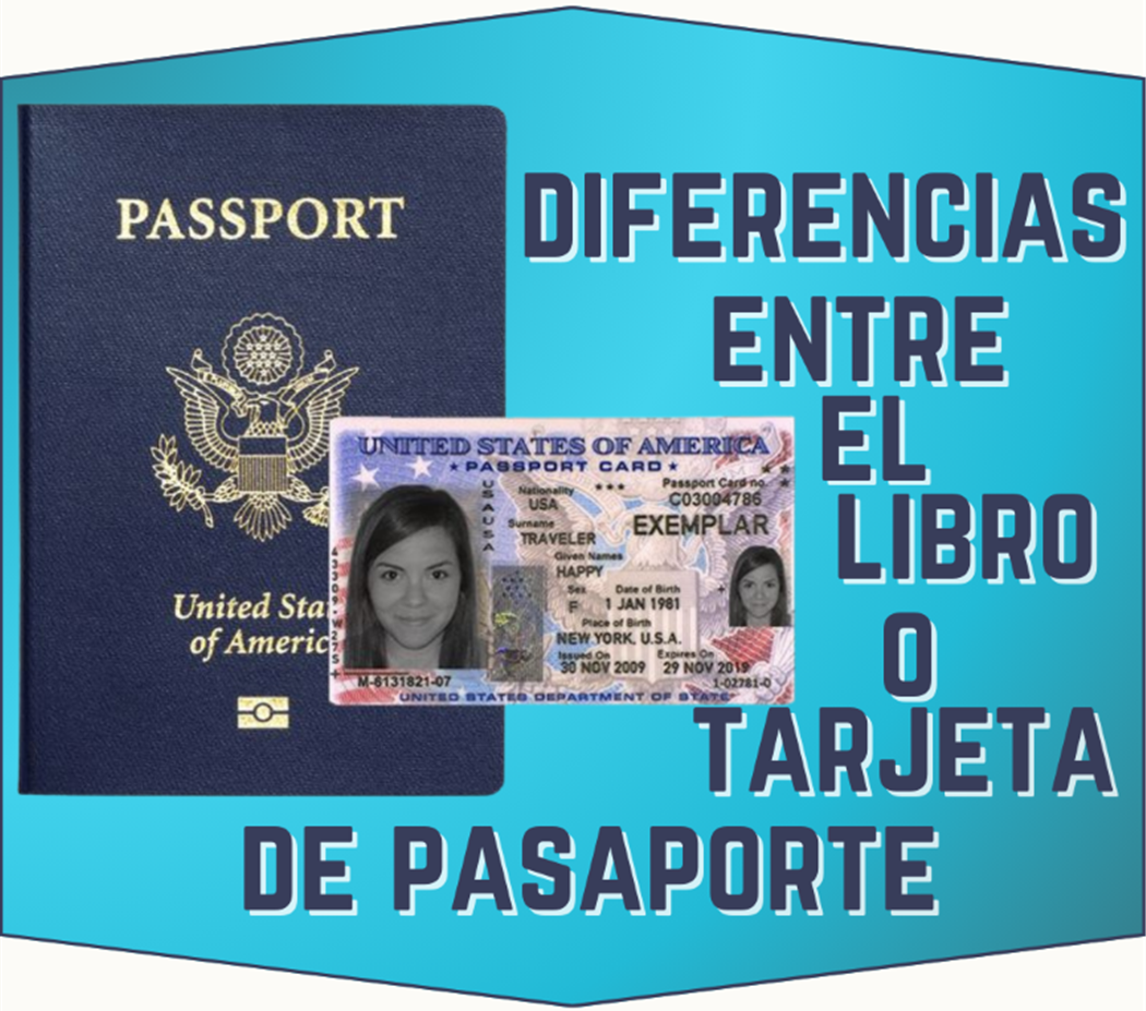 diferencias entre el libro o tarjeta de pasaporte